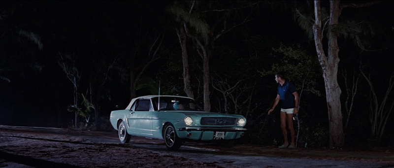 “You look pale, Mr. Bond, I hope I didn’t frighten you.”
